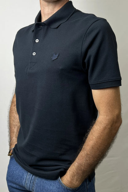 Polo in cotone blu navy Lyle & Scott - Seipuntozerostore