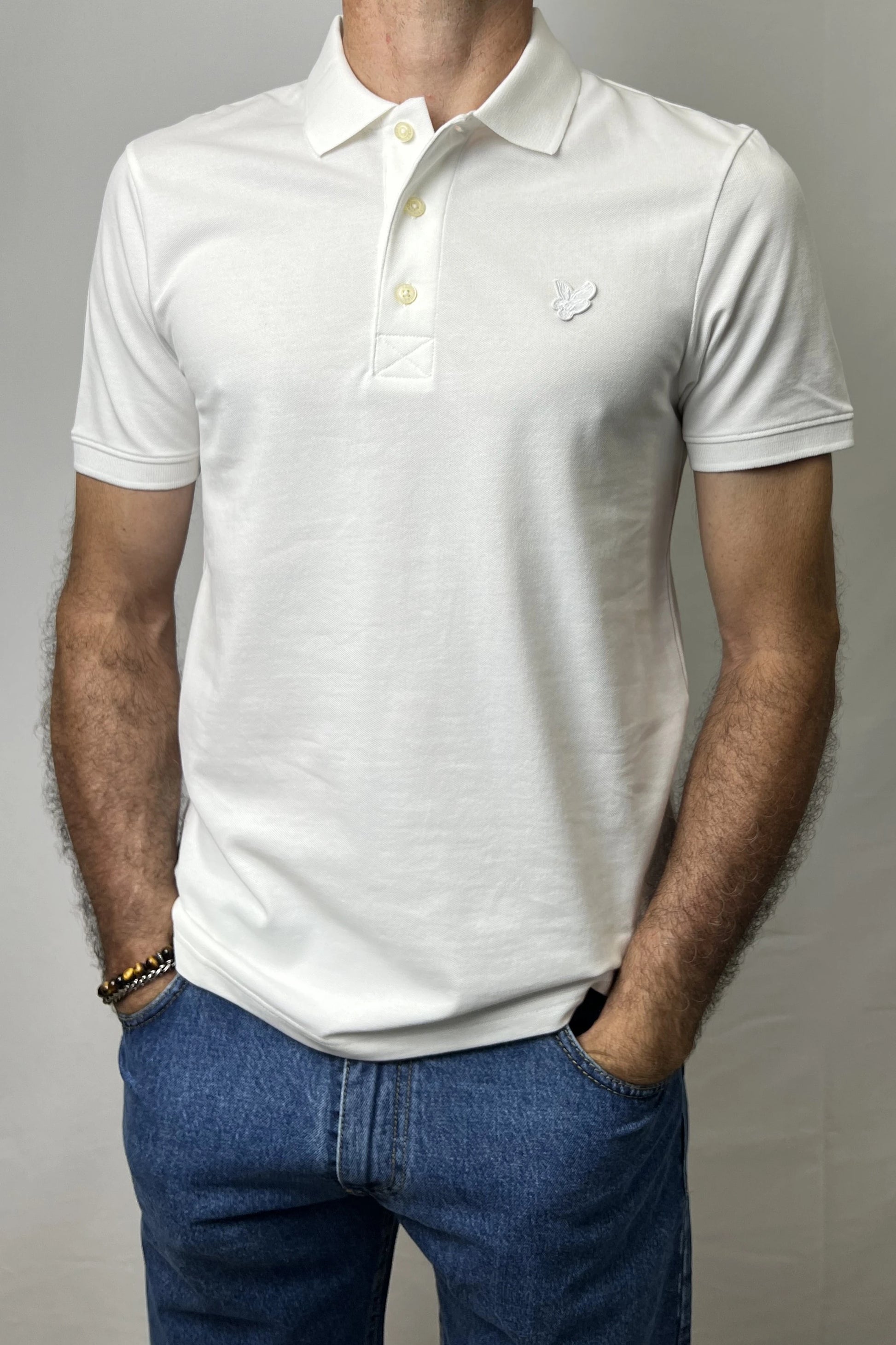 Polo in cotone bianco Lyle & Scott - Seipuntozerostore