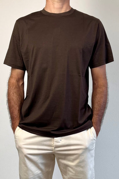 T-shirt cotone modal moro Berna