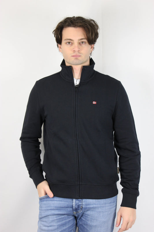 Felpa Balis con zip nera Napapijri - Seipuntozerostore