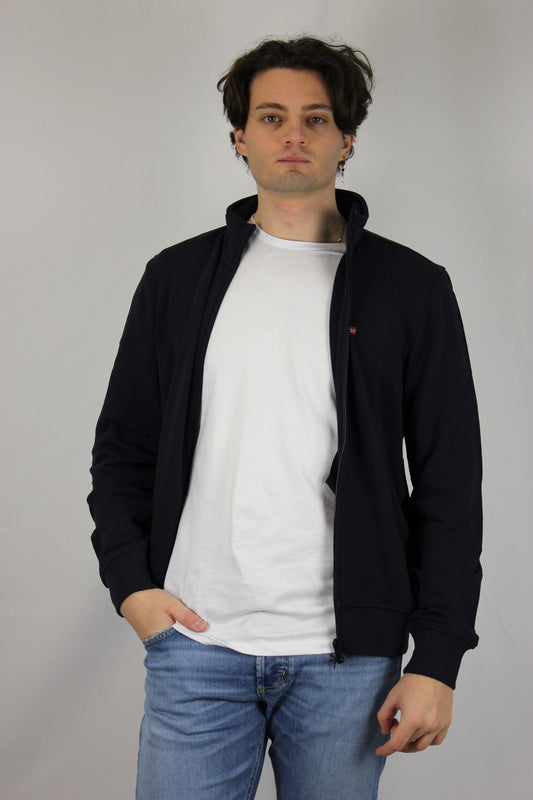 Felpa Balis con zip nera Napapijri - Seipuntozerostore
