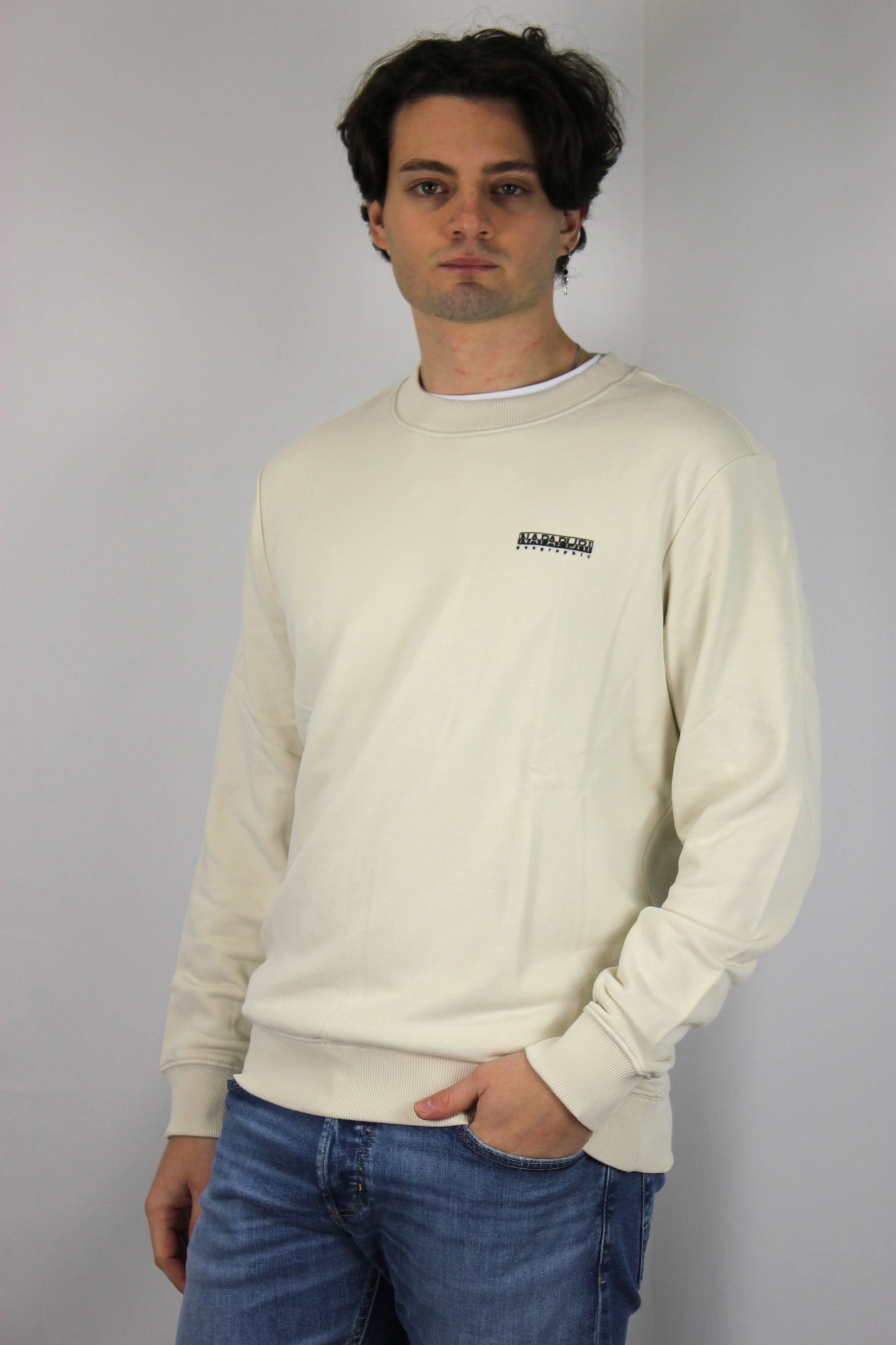 Felpa beige Napapijri - Seipuntozerostore