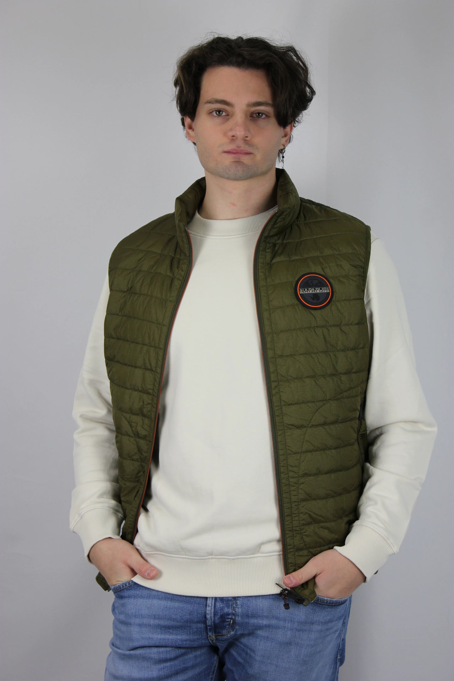 Gilet Amiata Verde Napapijri - Seipuntozerostore