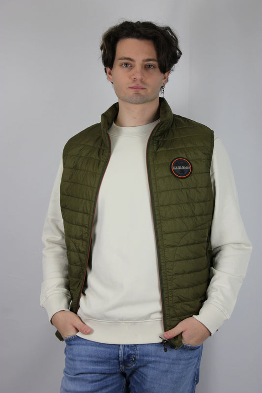 Gilet Amiata Verde Napapijri - Seipuntozerostore