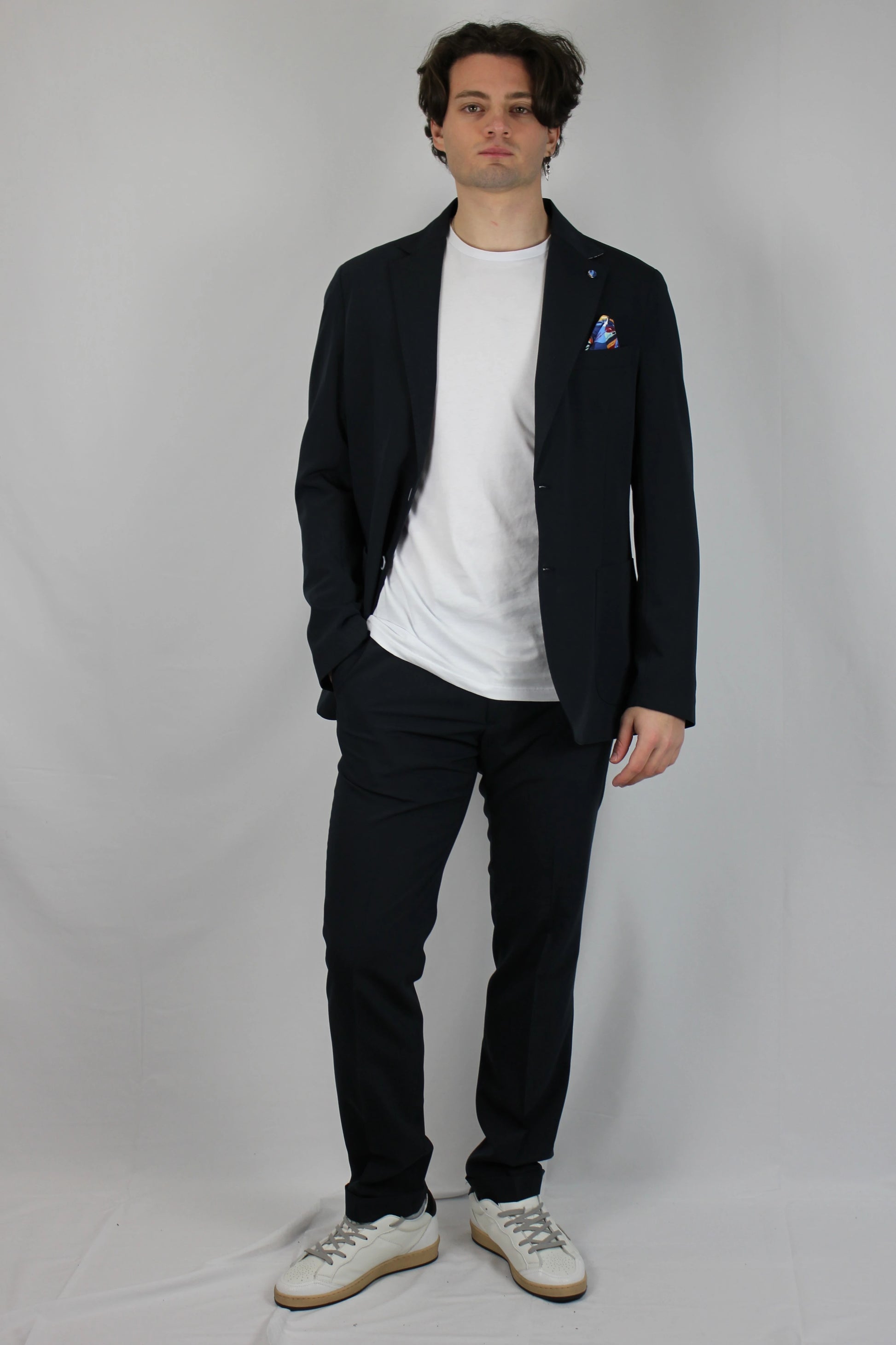 Giacca monopetto sartoriale blu V2 - Seipuntozerostore