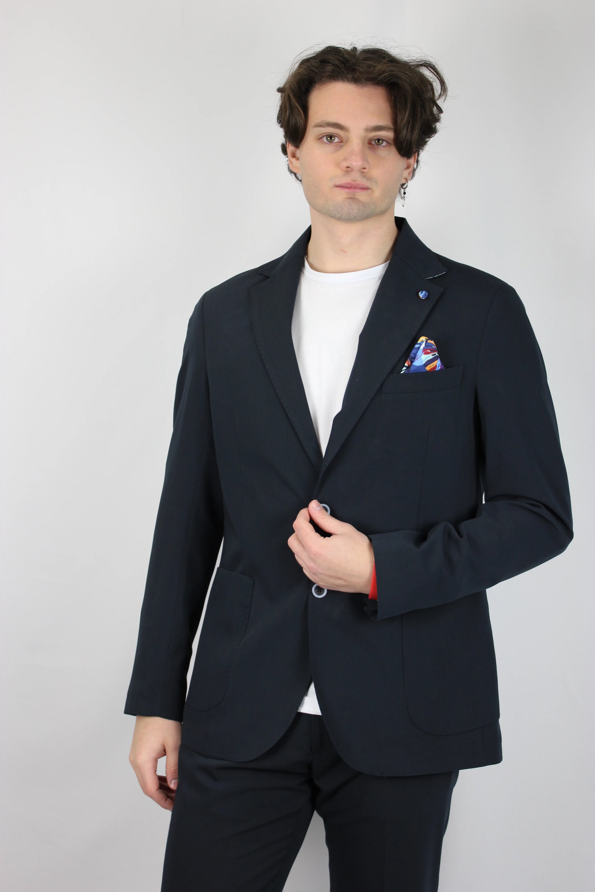 Giacca monopetto sartoriale blu V2 - Seipuntozerostore