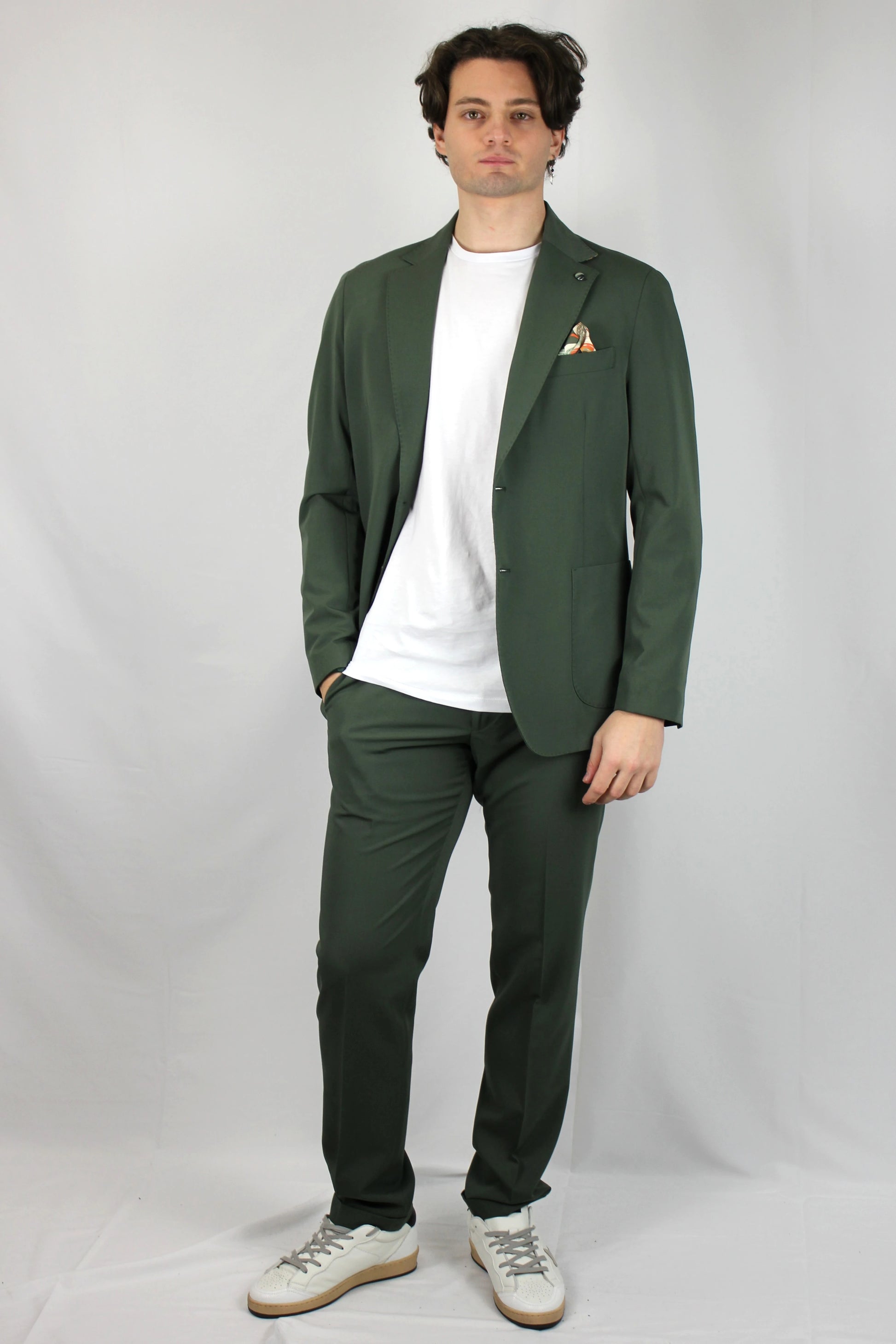 Giacca monopetto sartoriale verde V2 - Seipuntozerostore