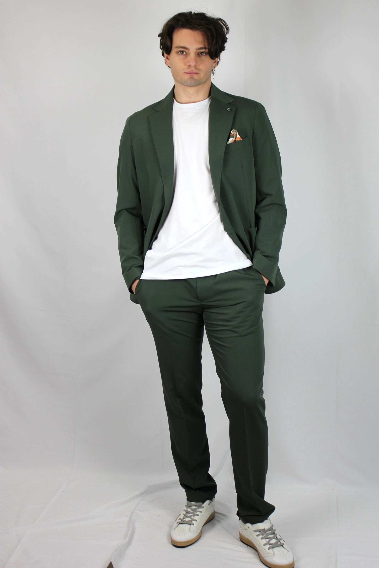 Giacca monopetto sartoriale verde V2 - Seipuntozerostore