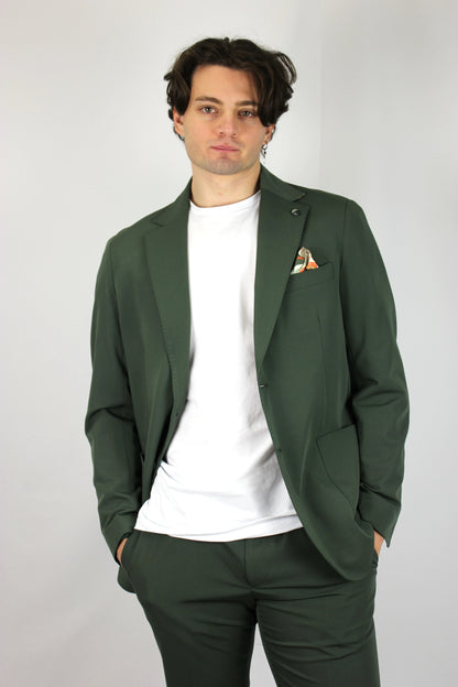 Giacca monopetto sartoriale verde V2 - Seipuntozerostore