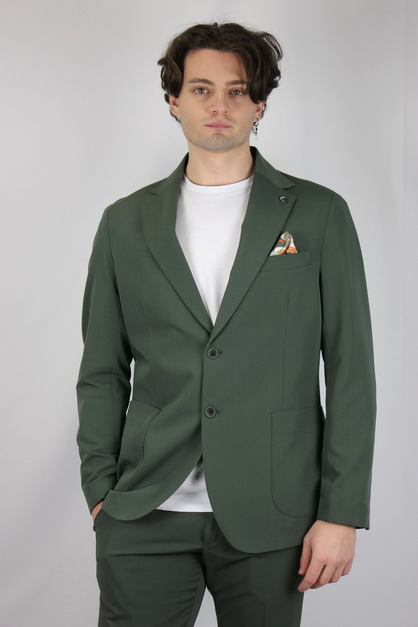 Giacca monopetto sartoriale verde V2 - Seipuntozerostore