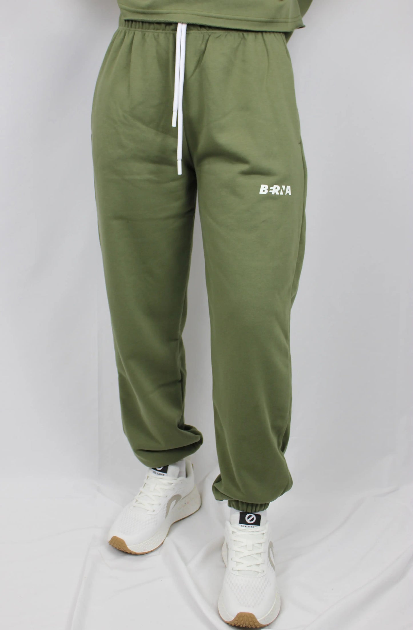Pantalone con polsino muschio Berna - Seipuntozerostore