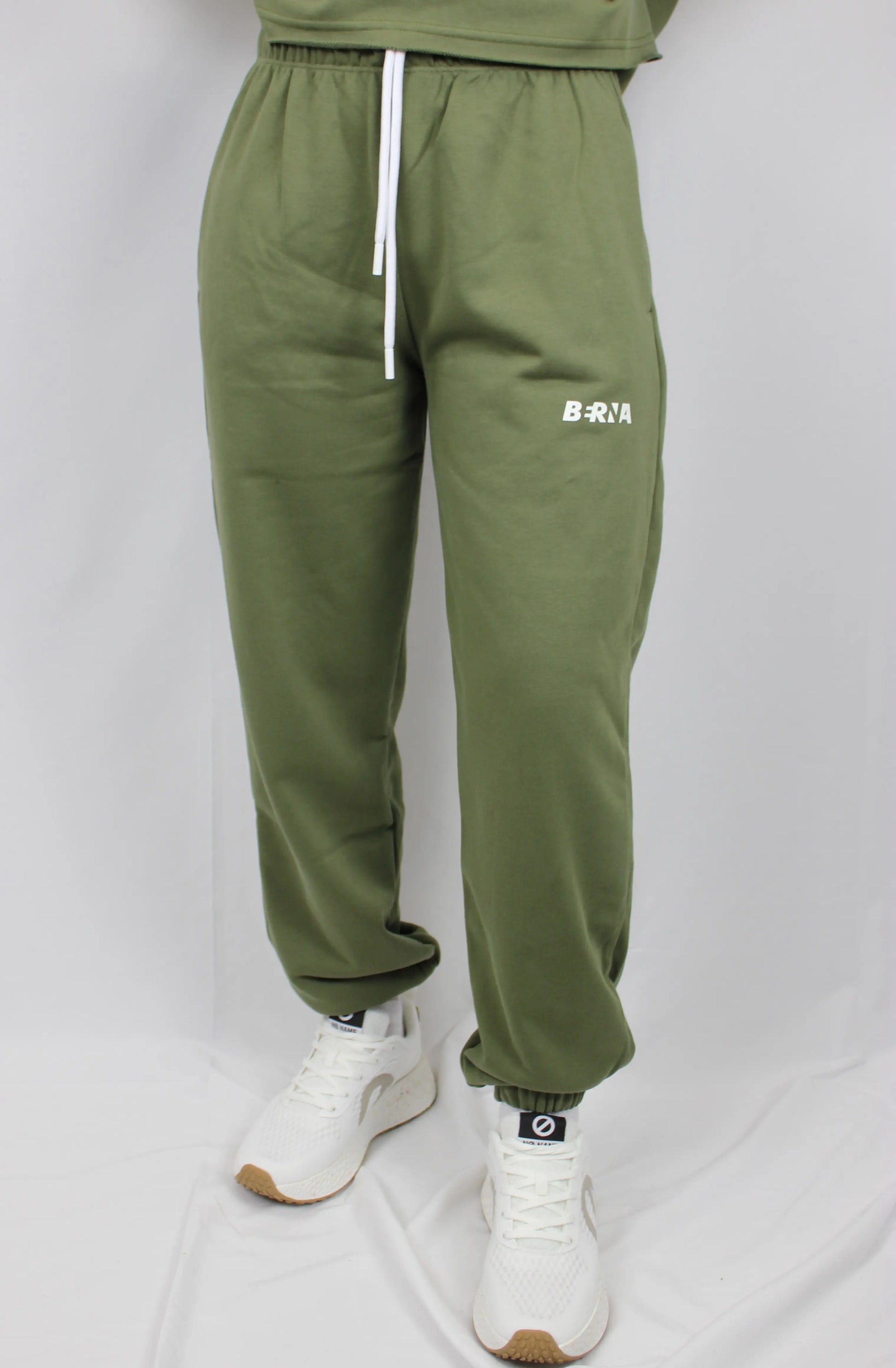 Pantalone con polsino muschio Berna - Seipuntozerostore