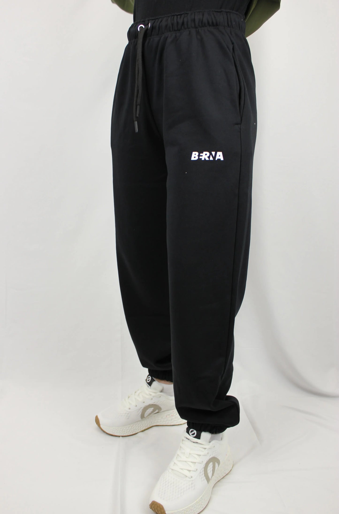 Pantalone con polsino nero Berna - Seipuntozerostore