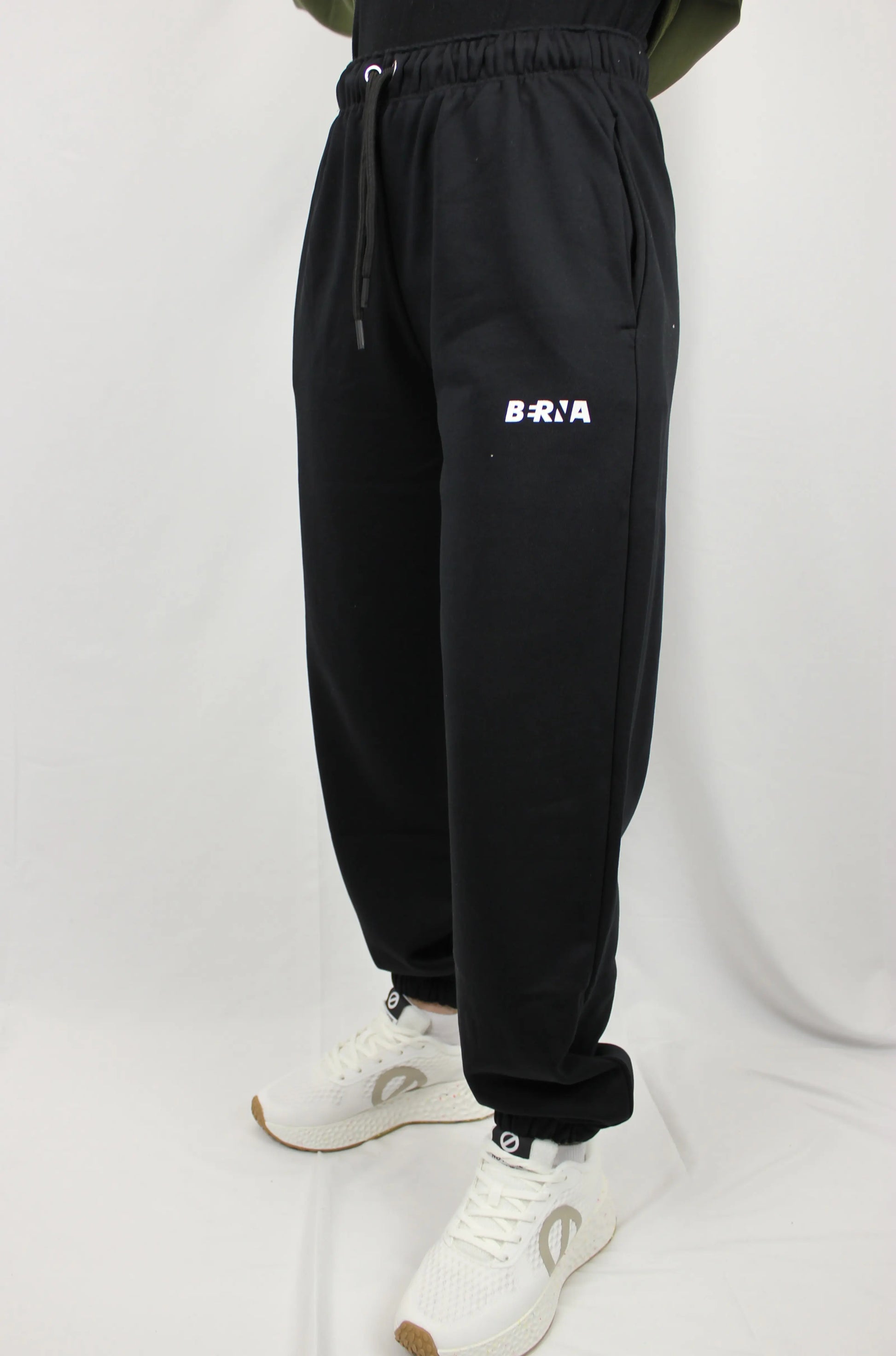 Pantalone con polsino nero Berna - Seipuntozerostore