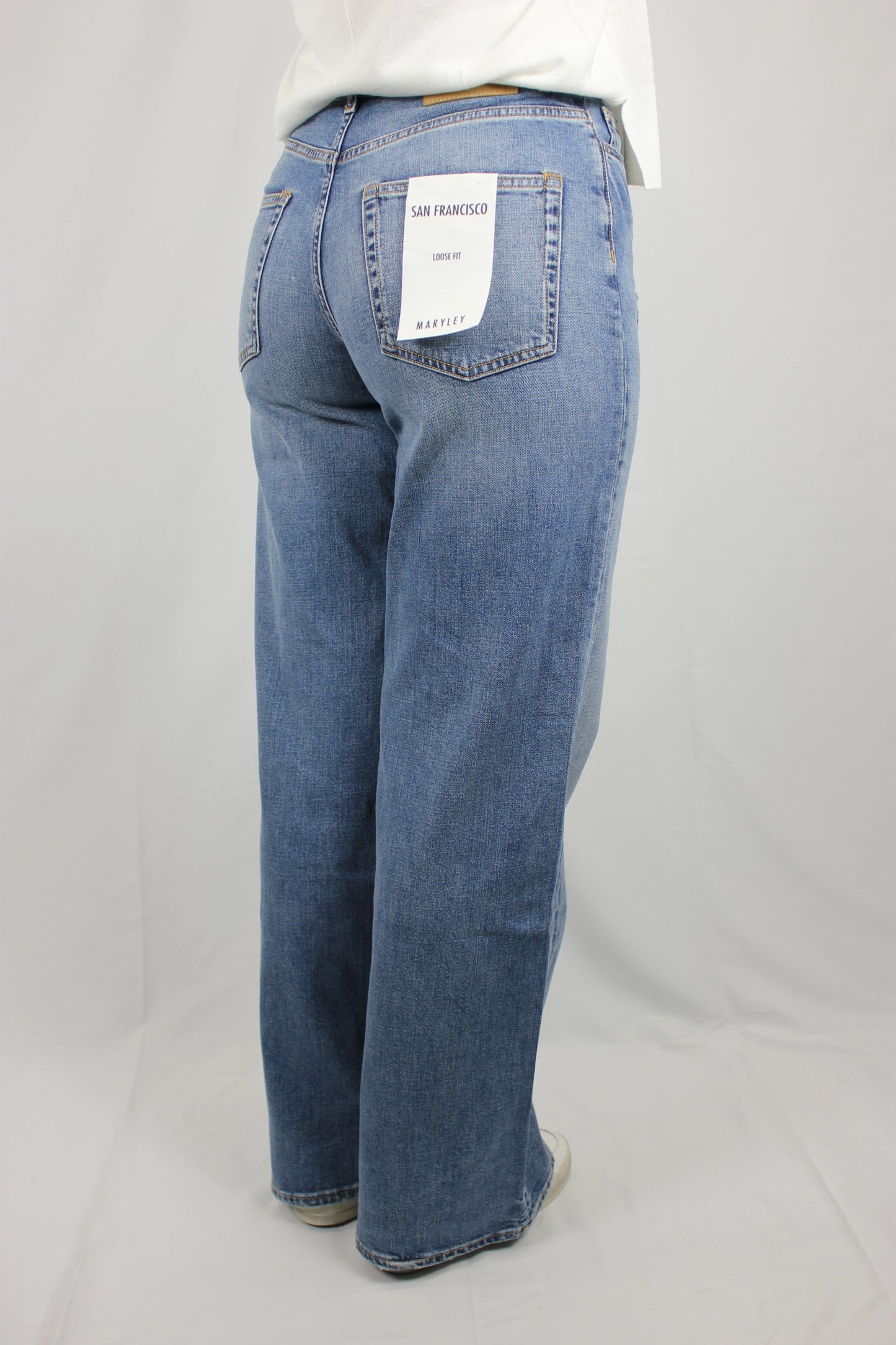 Jeans Loose Fit a palazzo San Francisco Maryley - Seipuntozerostore