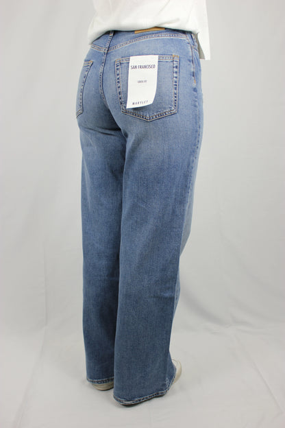 Jeans Loose Fit a palazzo San Francisco Maryley - Seipuntozerostore