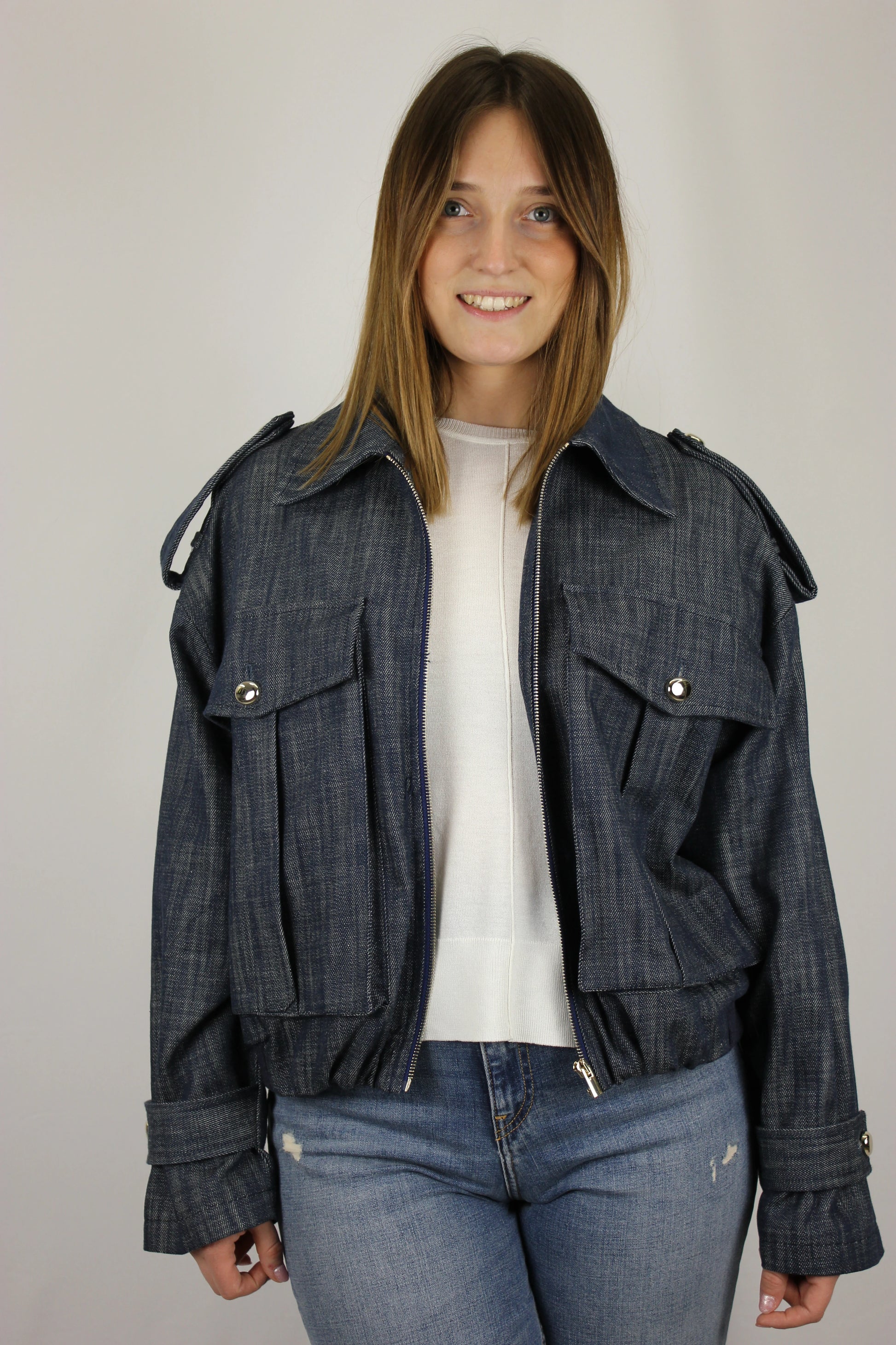 Bomber denim Maryley - Seipuntozerostore