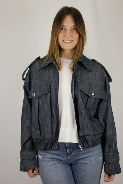 Bomber denim Maryley - Seipuntozerostore
