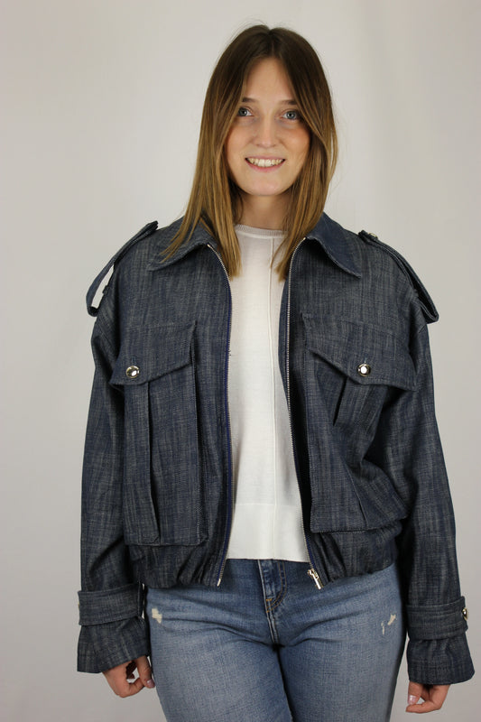 Bomber denim Maryley - Seipuntozerostore