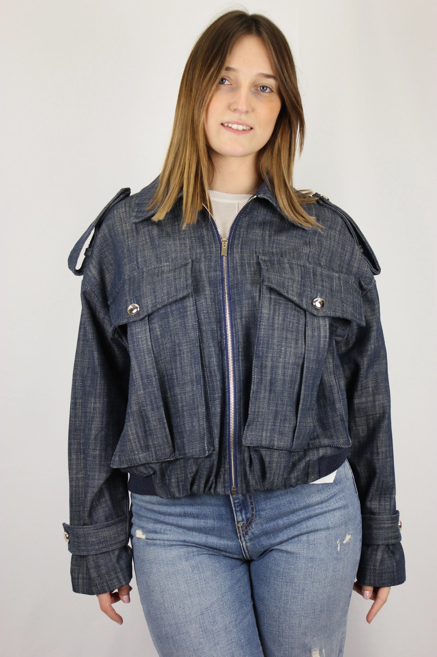 Bomber denim Maryley - Seipuntozerostore
