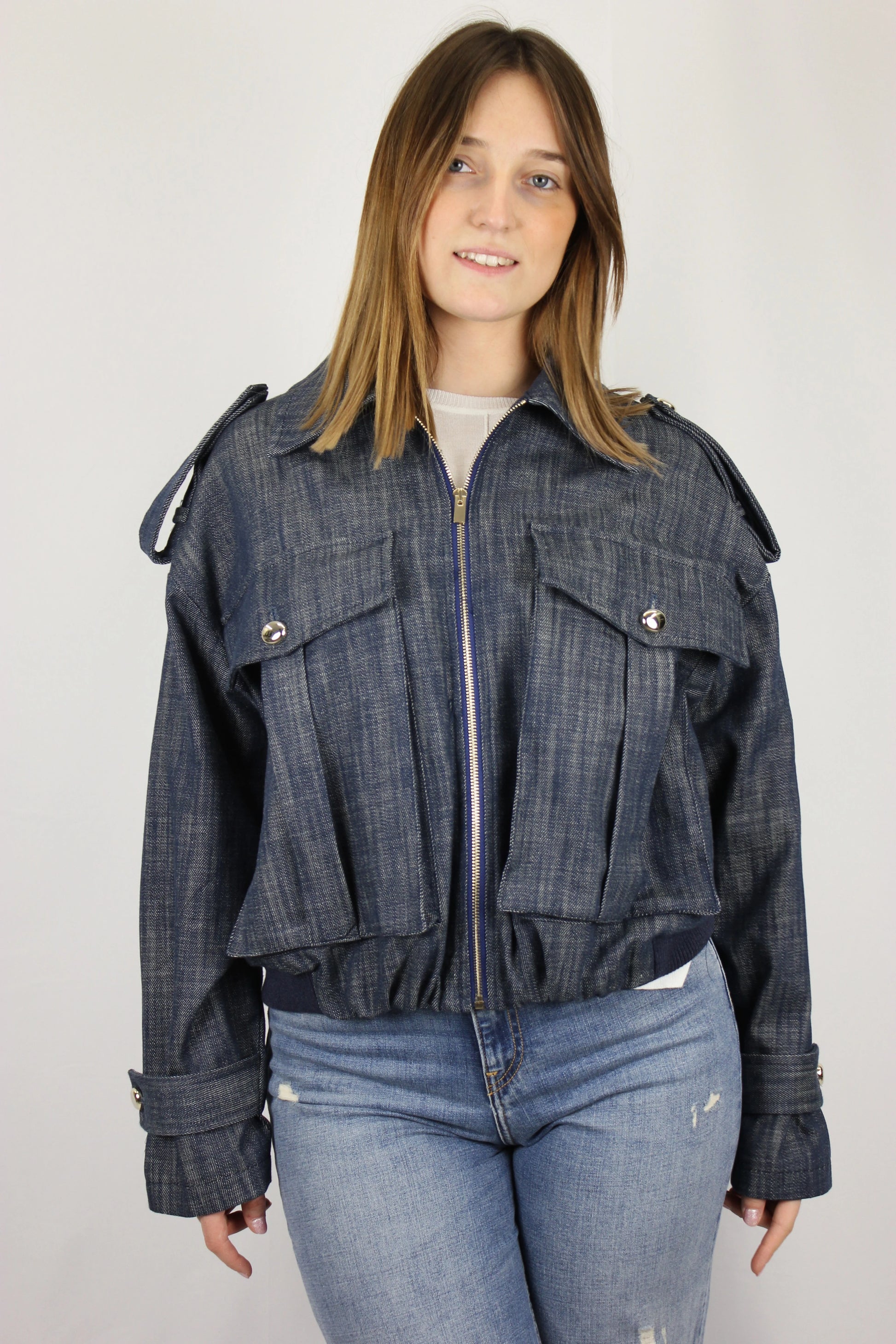 Bomber denim Maryley - Seipuntozerostore