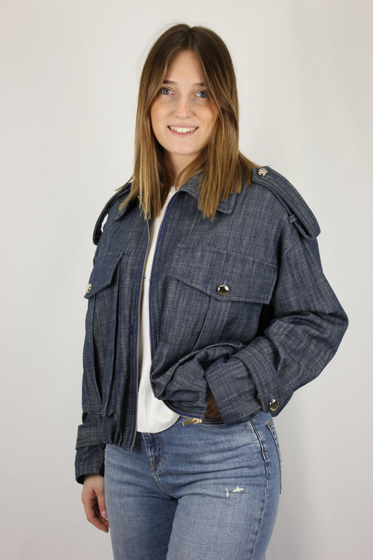 Bomber denim Maryley - Seipuntozerostore