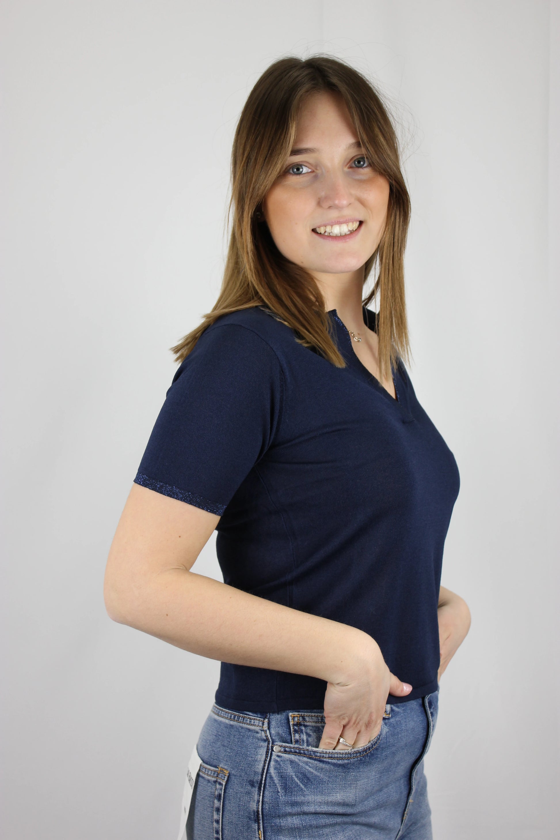 Polo blu Markup - Seipuntozerostore