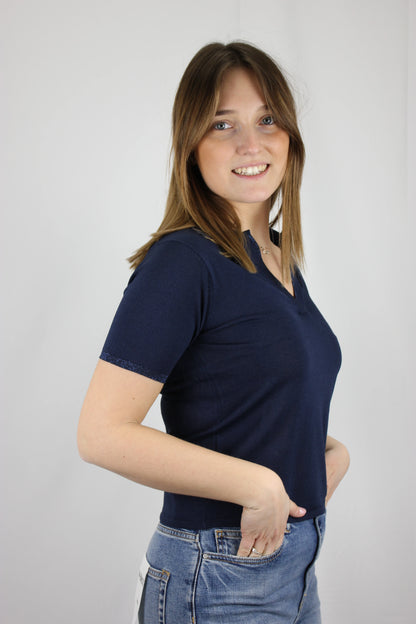Polo blu Markup - Seipuntozerostore