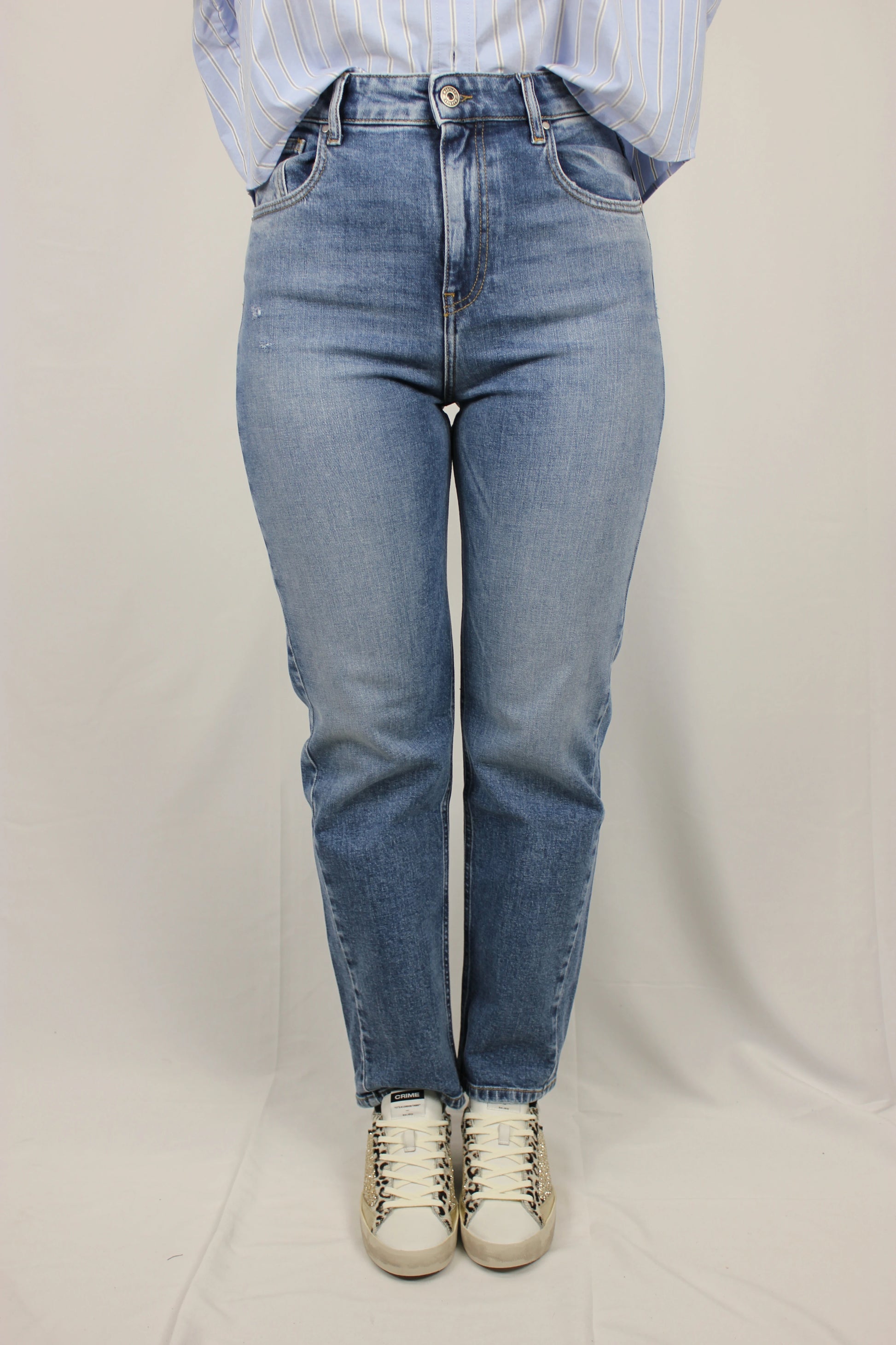 Jeans Loose Slim Fit a palazzo Boston Maryley - Seipuntozerostore