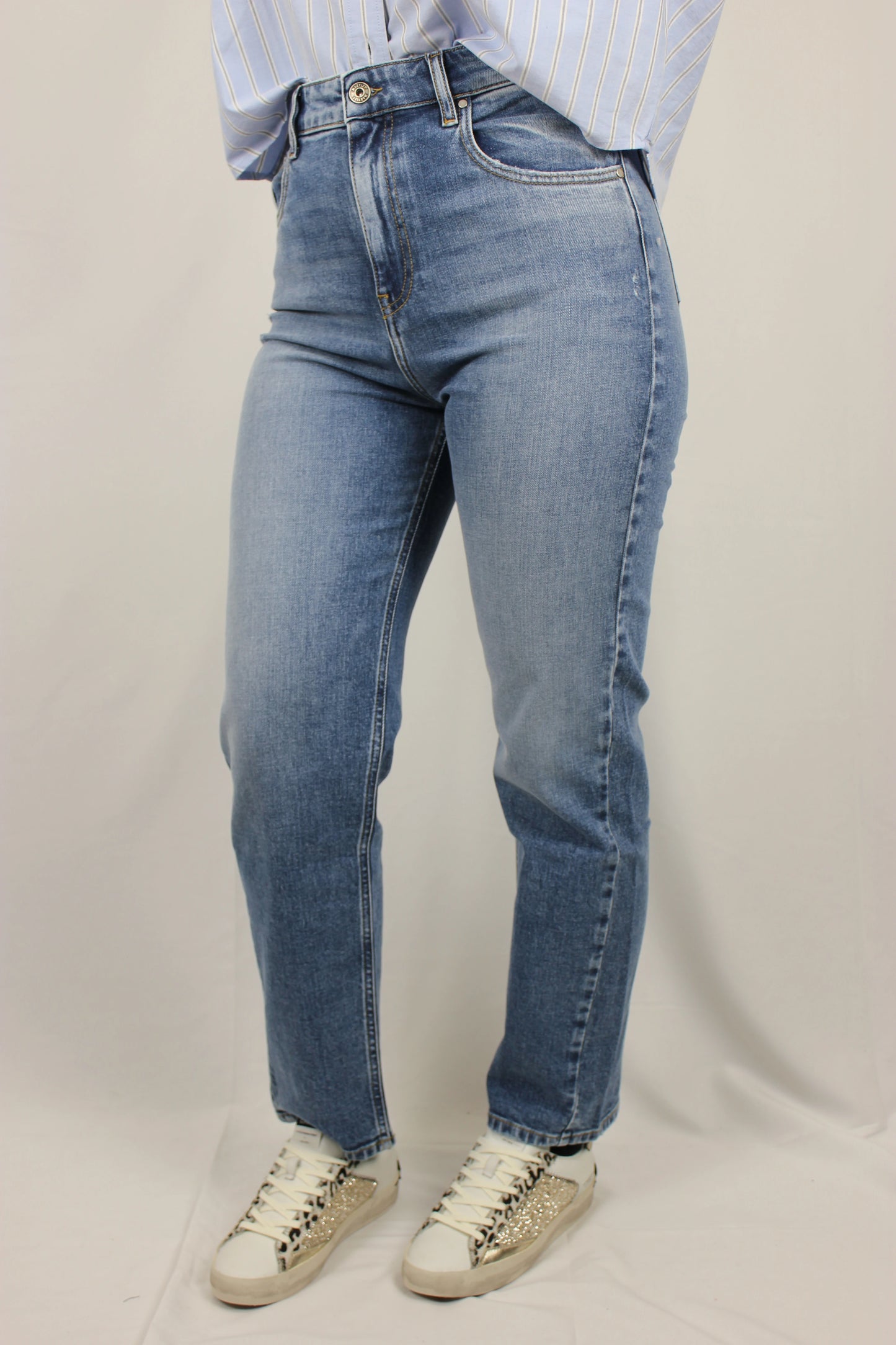 Jeans Loose Slim Fit a palazzo Boston Maryley - Seipuntozerostore