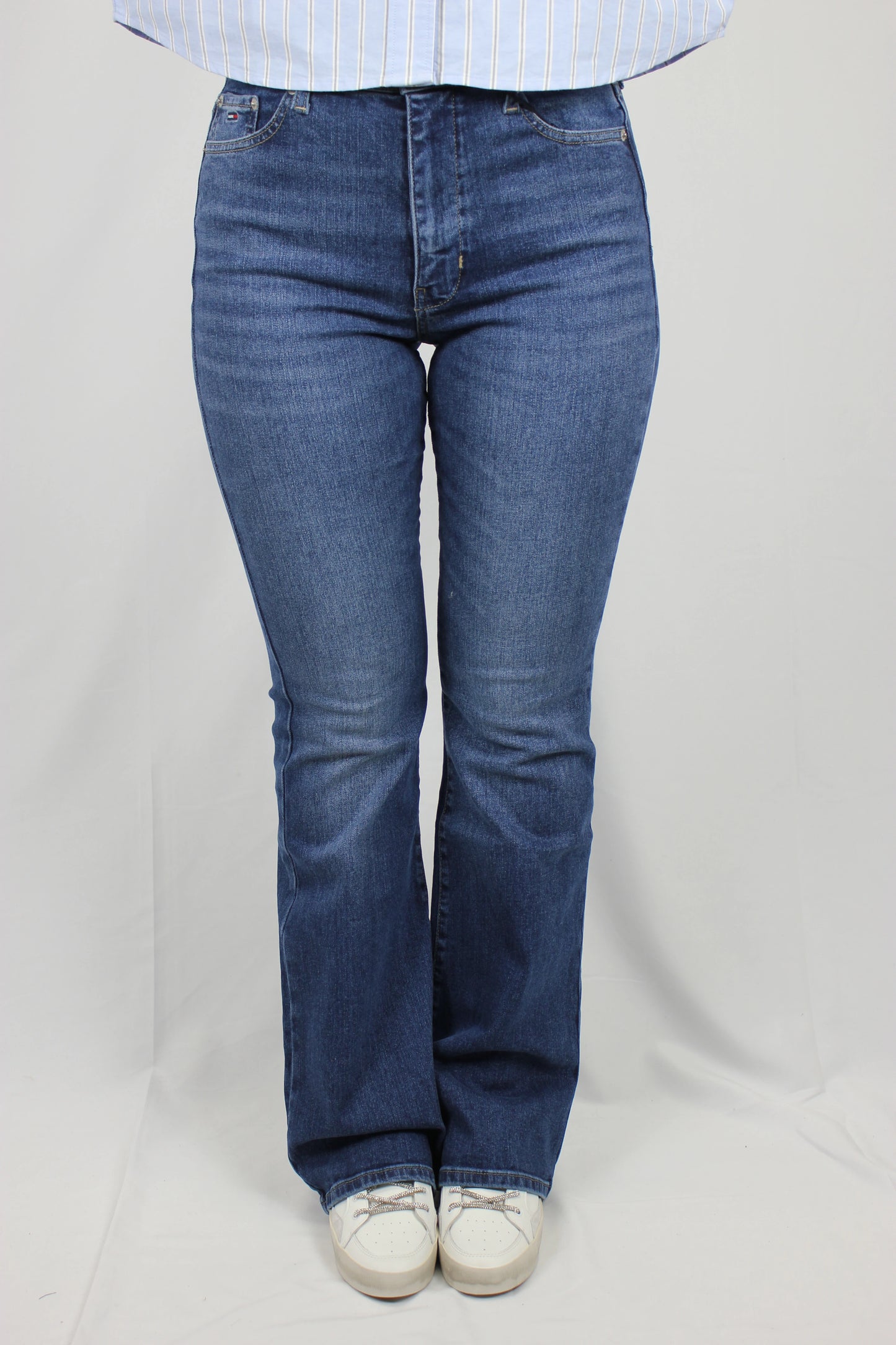 Jeans Sylvia skinny fit a campana e vita alta Tommy Jeans - Seipuntozerostore