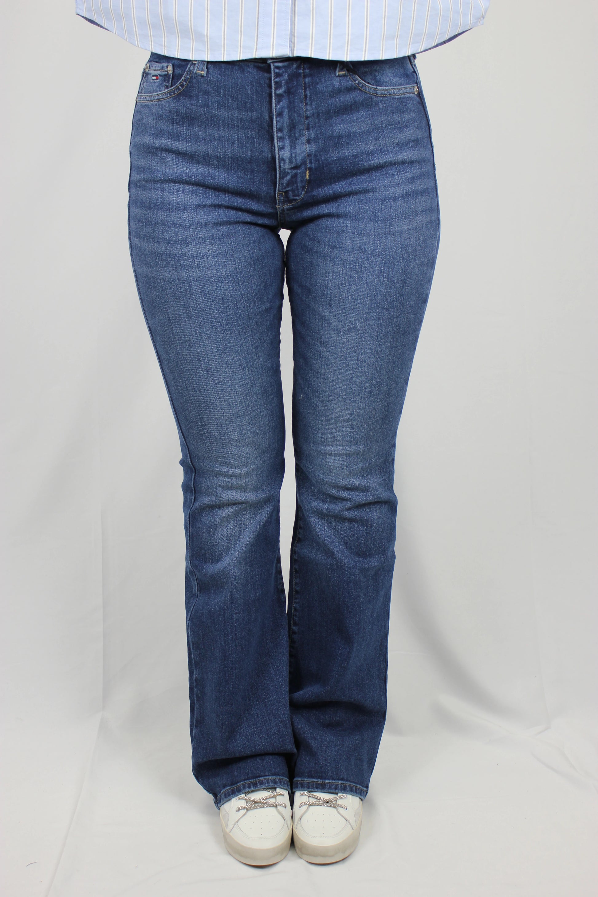 Jeans Sylvia skinny fit a campana e vita alta Tommy Jeans - Seipuntozerostore
