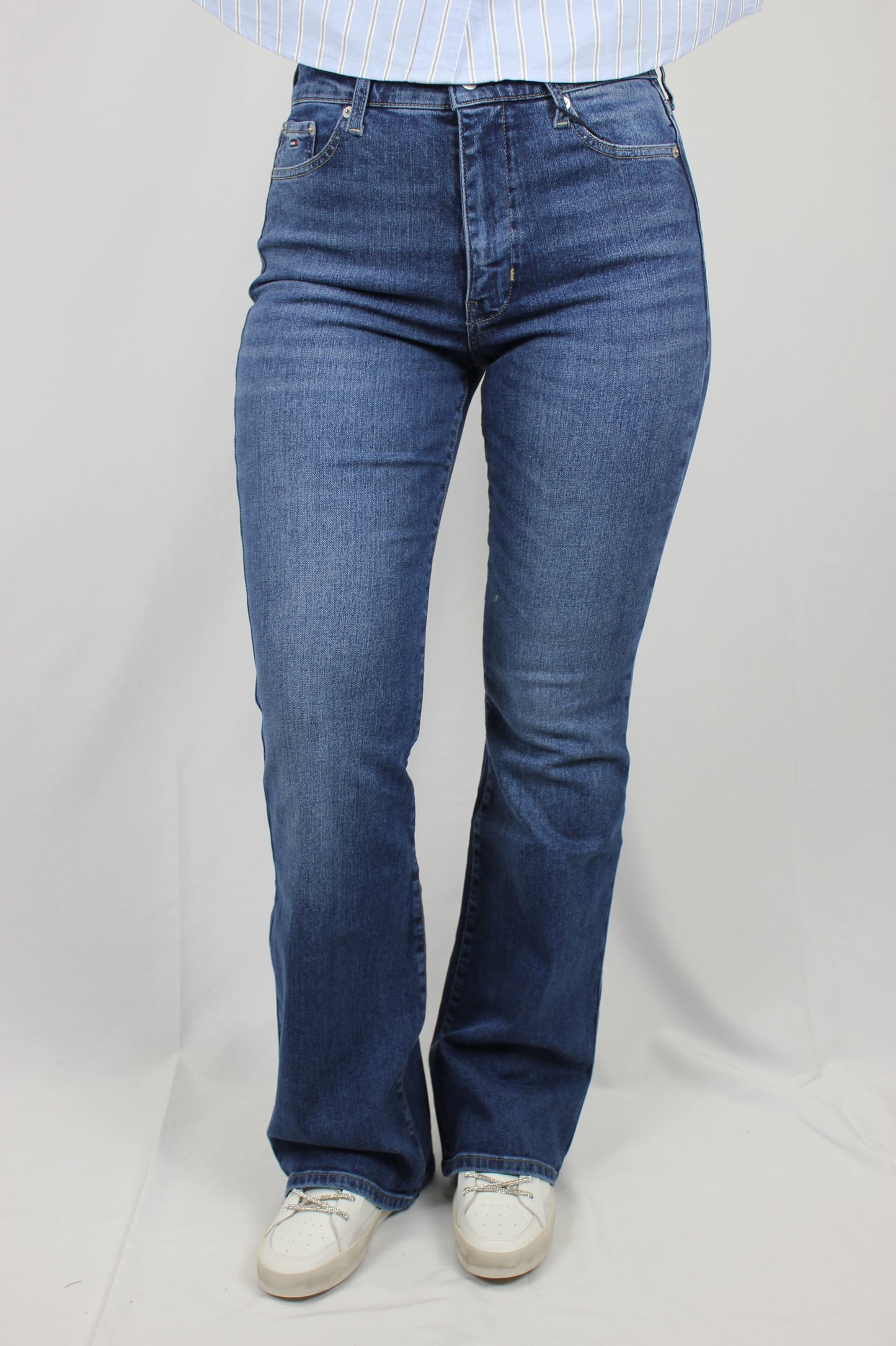 Jeans Sylvia skinny fit a campana e vita alta Tommy Jeans - Seipuntozerostore
