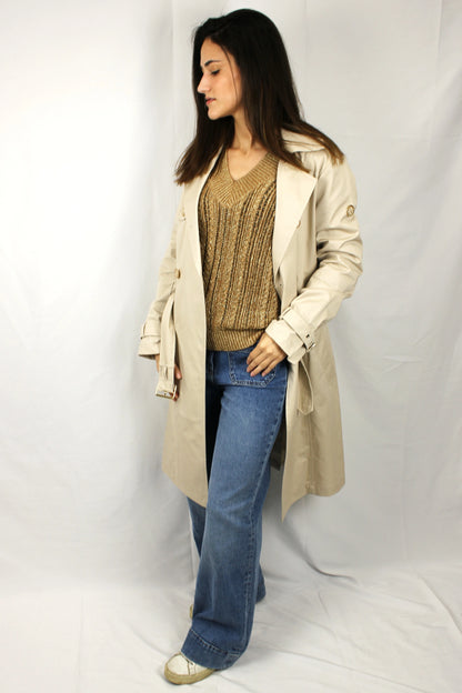 Trench in doppio petto cotone Markup - Seipuntozerostore