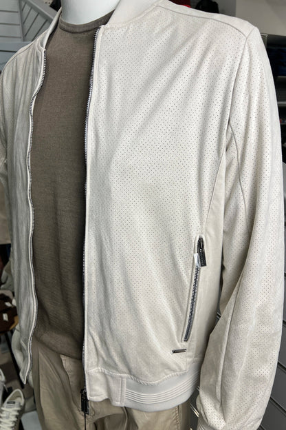 Bomber effetto scamosciato gesso Markup - Seipuntozerostore