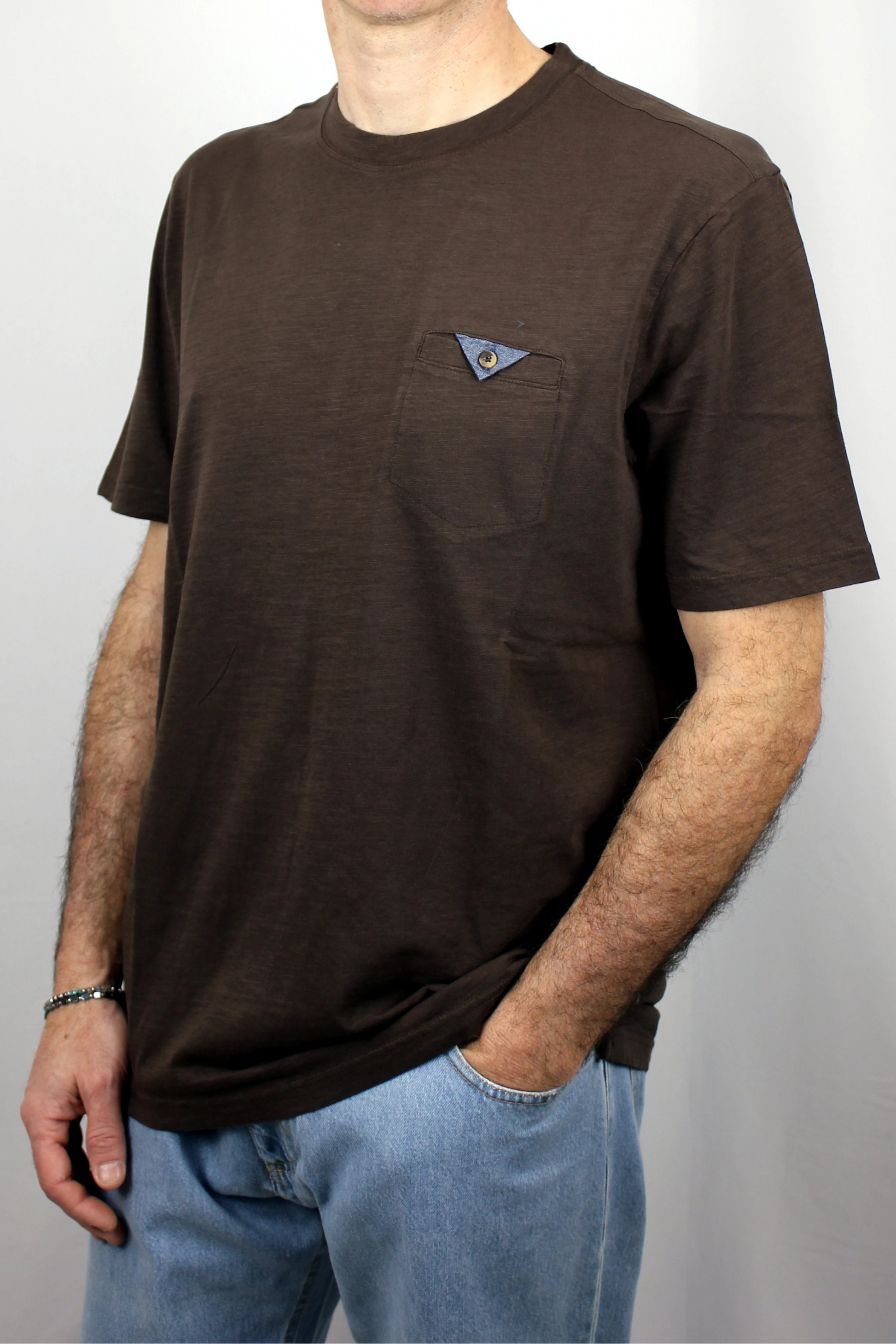 T-shirt in cotone con taschino Berna - Seipuntozerostore