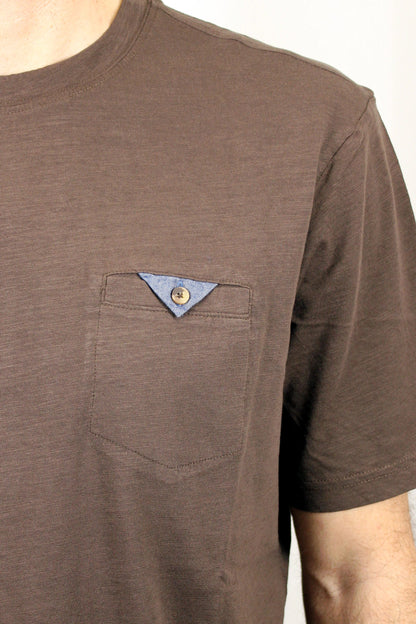 T-shirt in cotone con taschino Berna - Seipuntozerostore