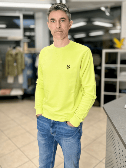 Felpa Girocollo lime Lyle & Scott - Seipuntozerostore