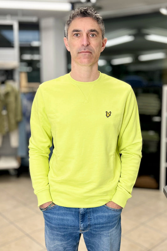 Felpa Girocollo lime Lyle & Scott - Seipuntozerostore