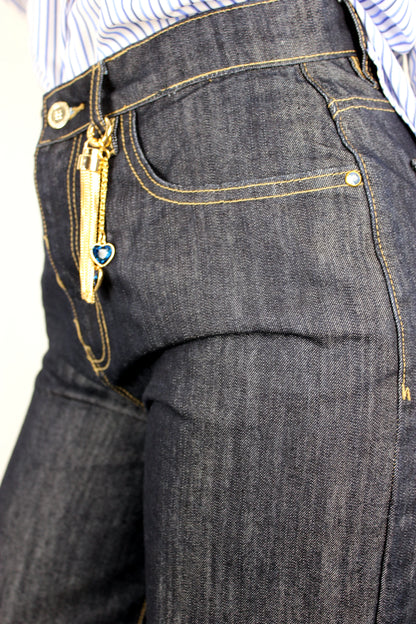 Jeans Wide Leg 5 tasche con gioiello Markup - Seipuntozerostore