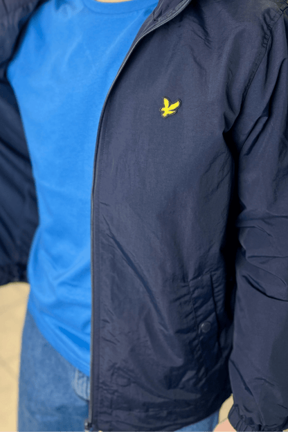 Giacca con cappuccio water resistent blu Lyle & Scott - Seipuntozerostore