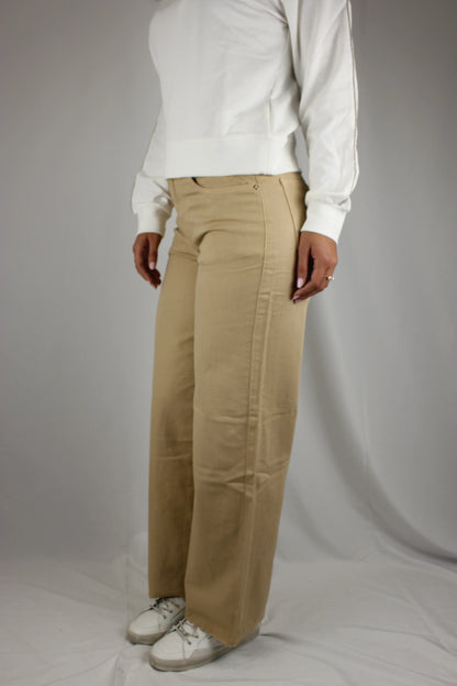 Jeans Wide Leg 5 tasche in bull safari Markup - Seipuntozerostore