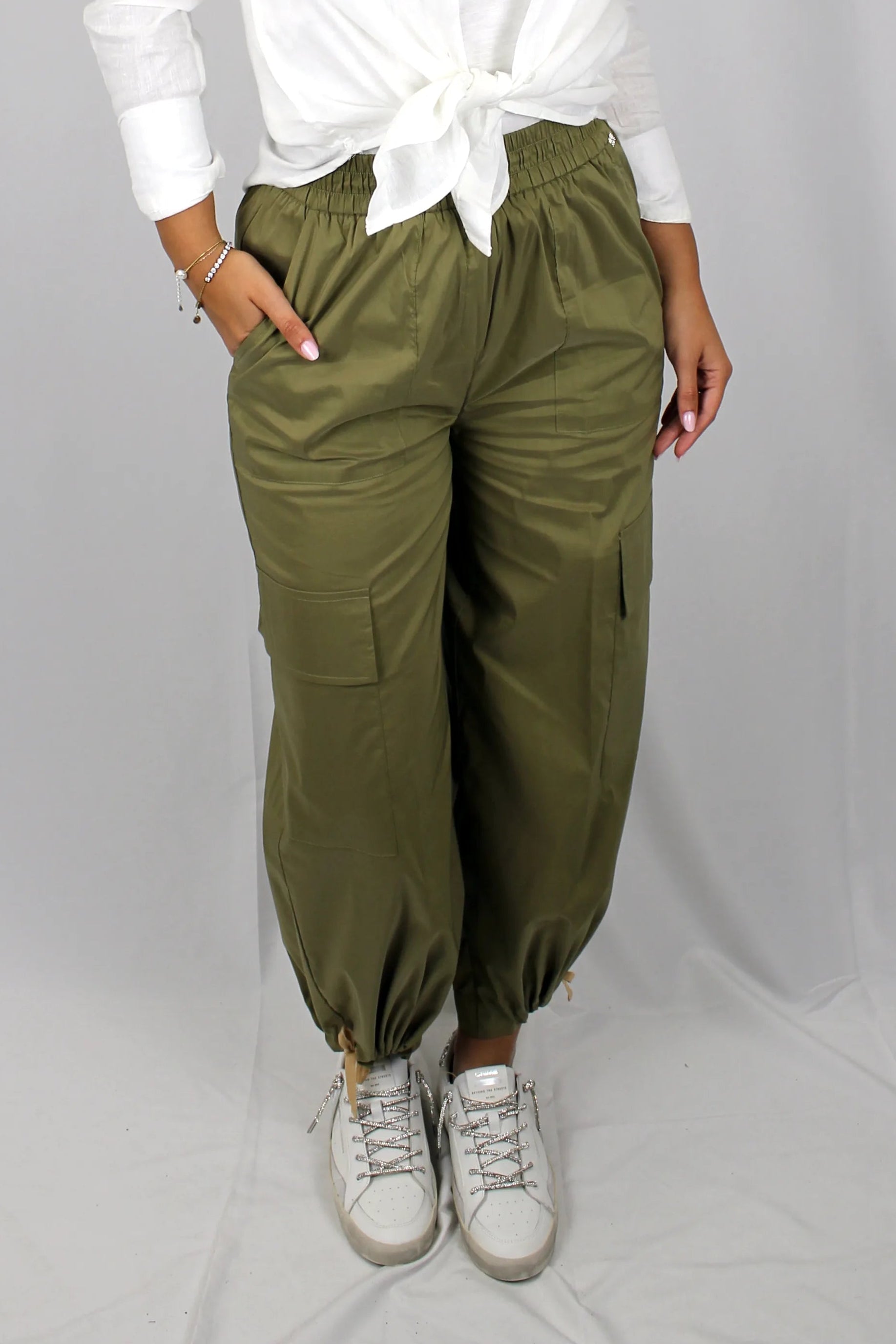 Pantalone cargo donna con coulisse Markup - Seipuntozerostore