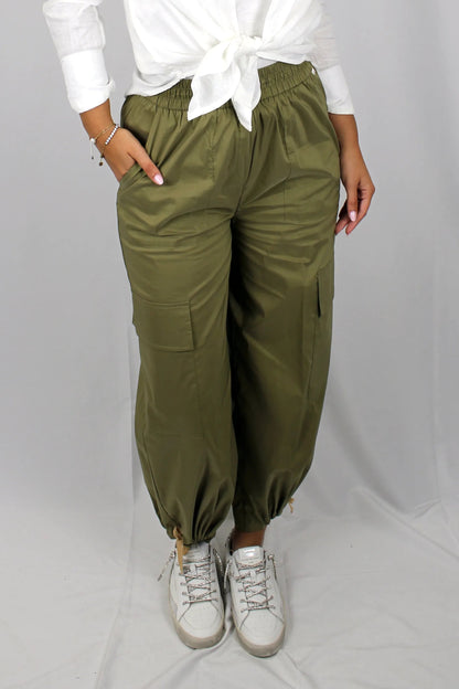 Pantalone cargo donna con coulisse Markup - Seipuntozerostore