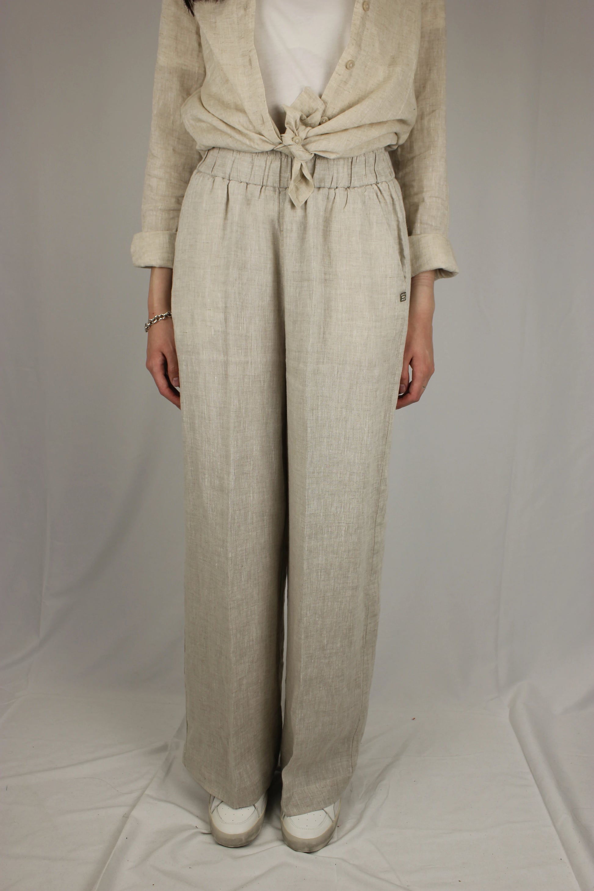 Pantapalazzo in lino Markup - Seipuntozerostore