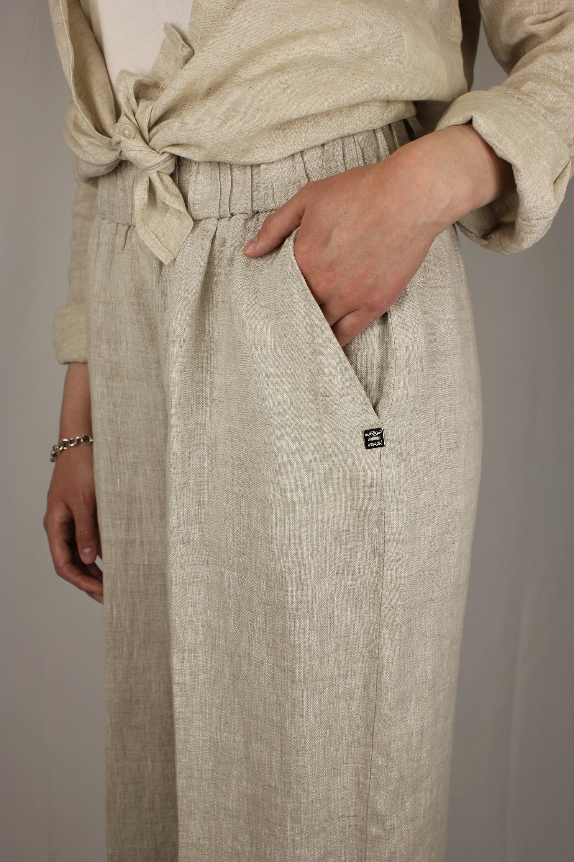 Pantapalazzo in lino Markup - Seipuntozerostore