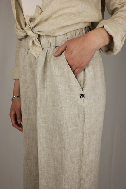 Pantapalazzo in lino Markup - Seipuntozerostore