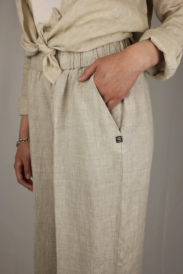 Pantapalazzo in lino Markup - Seipuntozerostore