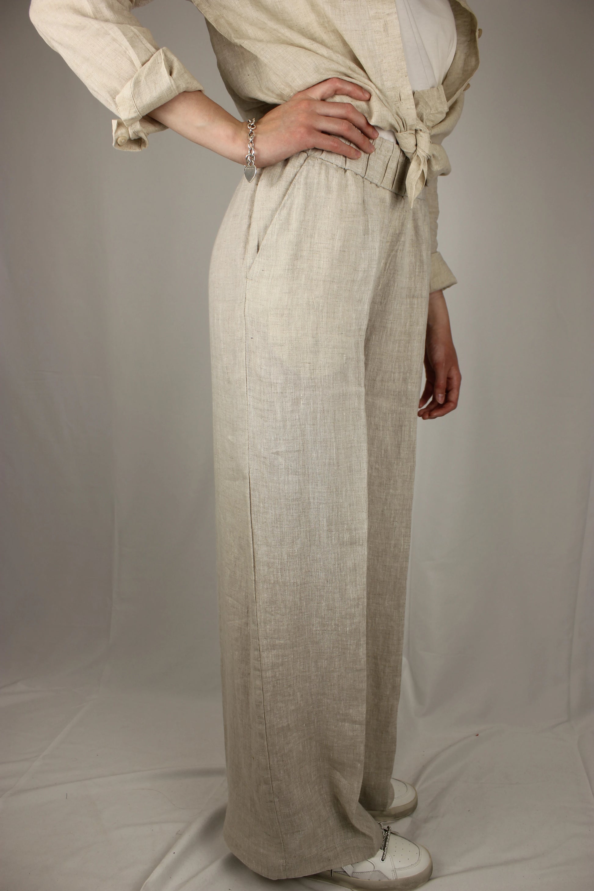 Pantapalazzo in lino Markup - Seipuntozerostore