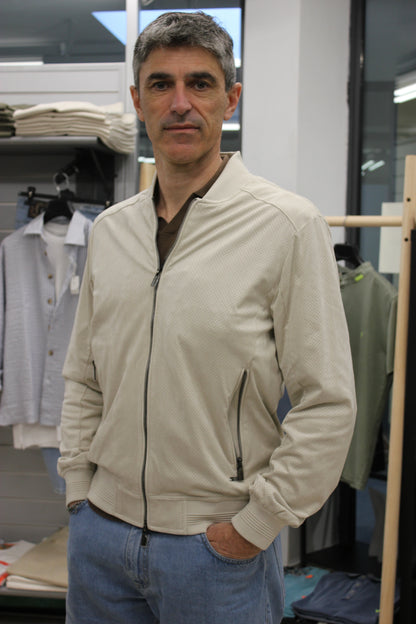 Bomber effetto scamosciato gesso Markup - Seipuntozerostore